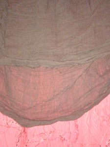 Pink And Black Long Skirt
