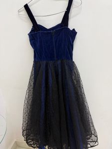 Elegant Velvet &amp; Tulle Dress