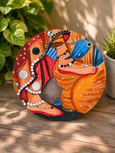 Handcrafted Radha Krishna Wall Decor
