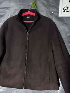 Cozy Brown Faux Suede Jacket