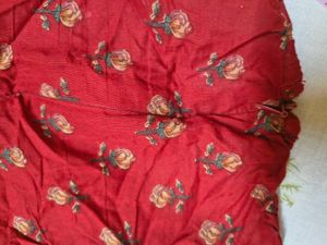 Red Floral Halter Neck Top