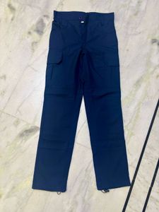 Unisexual Navy Blue Cargo Pants