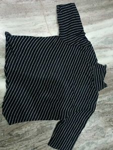 Striped Turtleneck Top Size: Small