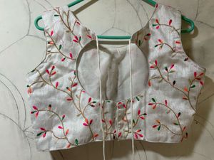 Embroidered Floral Blouse
