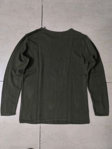 Buffalo Olive Green Casual Sweater