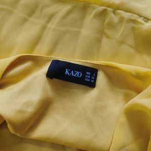 Kazo Yellow Mini Dress