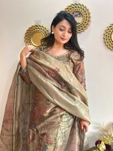 party wear kurta with dupatta