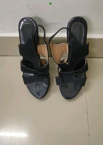 Black Strappy Heels