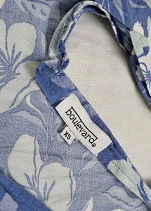 Boulevard Blue Floral Sleeveless Dress
