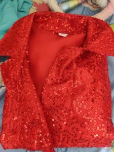 Stunning Red Sequin jacket♥️