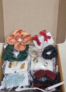 8 pieces premium korean hair accessories combo