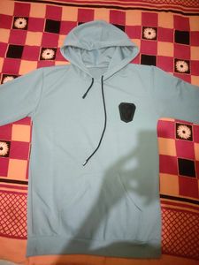Sky Blue Hoddie For Men