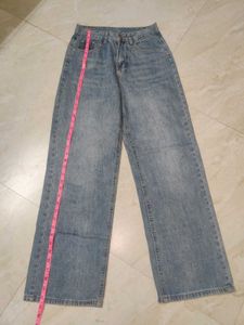 Light Wash Wide Leg Jeans