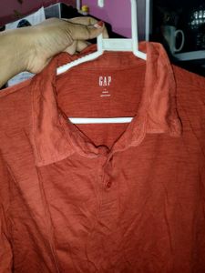 GAP Orange Polo T-Shirt