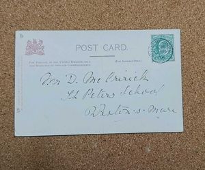 Vintage 'Old Curiosity Shop' Postcard Tucks Art Se