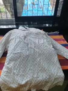 Classic White Printed Shirt