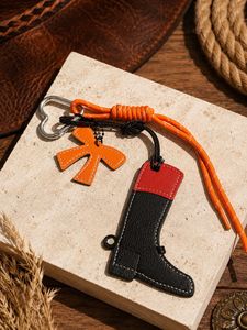 Boots & Star Keychain