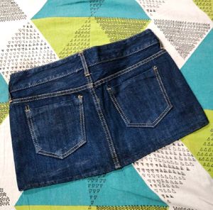 Denim Micro Skirt (24-26inches)