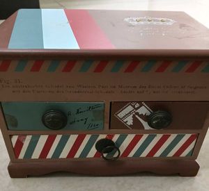 Vintage Style Wooden Jewelry Box