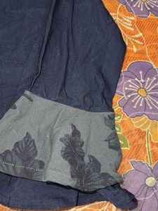 Navy Blue jacket with Decorative Buttons