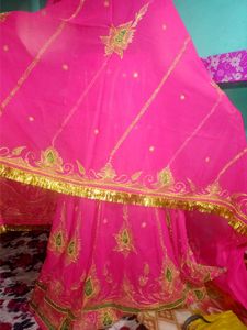 Pink Embroidered Bridal Lehenga