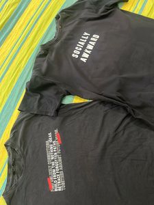 Women Graphic T-Shirts (Pack of 2)