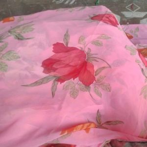 Pink Colour Grape Saree