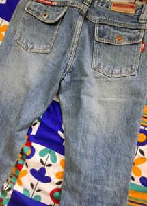 Super low waist flared jeans