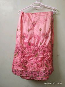 saree pink colour