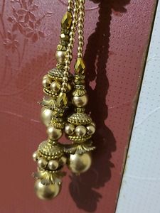 Combo Of Traditional Jhumkas And Tassles