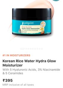🍚Pilgrim Korean Rice Water Hydra Glow Moisturizer