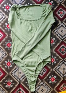 Long Sleeve Bodysuit(Free Earings)
