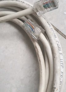 White Network Ethernet Cable