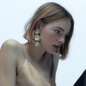 Limited Edition Metallic Floral Earrings