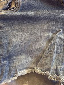 Blue Denim Cut-Off Shorts