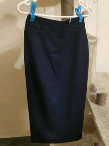 Navy Blue Pencil Skirt