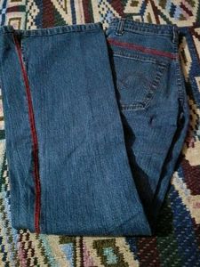 Wide Leg Denim Jeans