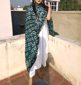 White Anarkali Suit