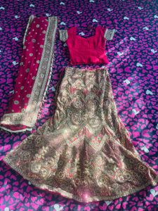 Heavy work vintage Lehenga Choli Set