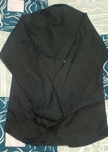 Black Button-Down Shirt