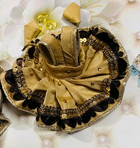 Fancy Laddu Gopal Fanc Cotton Dress