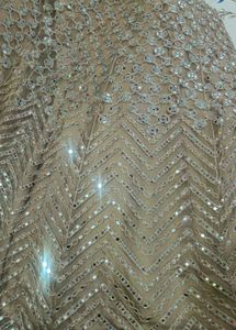 heavy mirror work lehenga