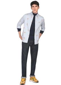 Flying Machine Floral Print Casual Shirt