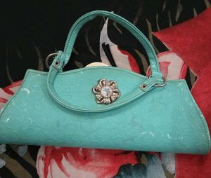 Chic Teal Clutch