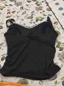 Cute Black Camisole Top