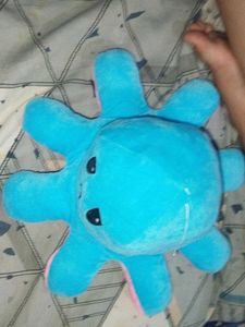 Reversible Blue &amp; Pink Octopus Plush Toy