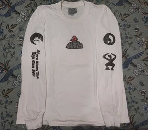 White Full sleeve graphic tshirt