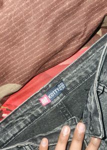Stylish Grey Denim Jeans