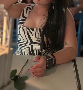 Unique Pattern Mini Dress with pockets