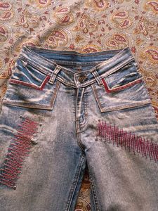 Y2K thrifted retro vintage bootcut flared jeans